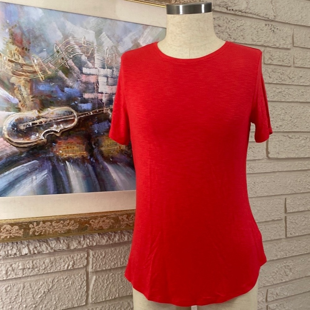 Old Navy Scoop Neck Short Sleeve Tee Top